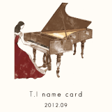 T.I name card 2012.09